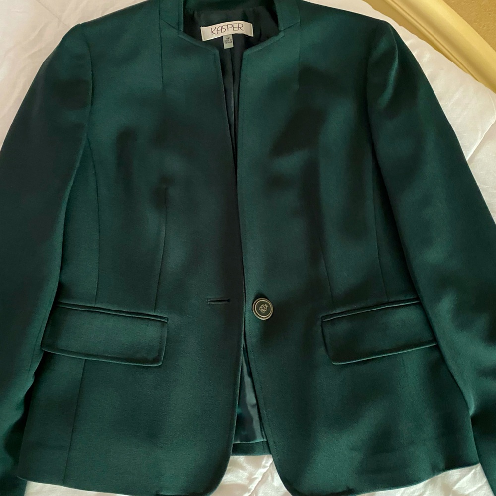 Kasper hunter green blazer